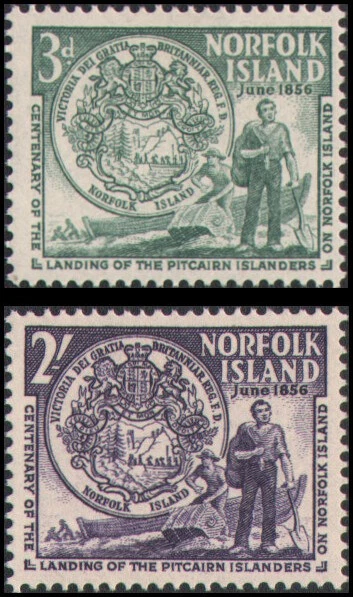 Norfolk Island #19-20 MH - Image 1 of 1