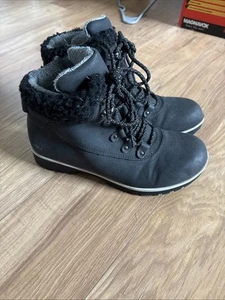 JBU by Jambu Stiefel Damen 6M Redrock Schnürung Reißverschluss Winter Schnee Bootie schwarz - Bild 1 von 8