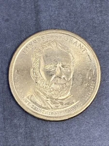 Presidential Series Ulysses S. Grant 18th President 1869 - 1877 Dollar Coin - Picture 1 of 6