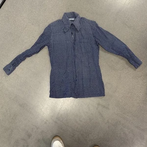 Camisa True Vintage Khadigram Madras Azul Blanco Abotonada Para Hombre Talla 36 S - Imagen 1 de 8