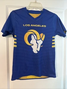Los Angeles Rams Flag Football Jersey Reversible Youth Medium NFL Play Official - Picture 1 of 5