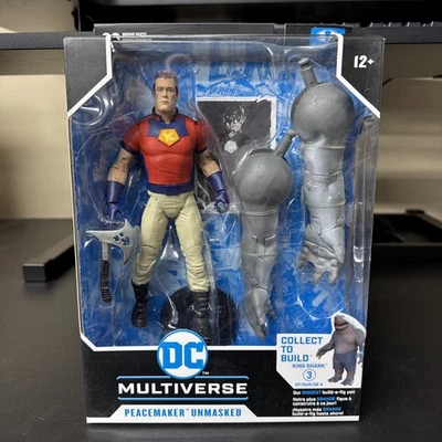 Figura Desenmascarada DC Comics Multiverse Peacemaker John Cena Totalmente Nueva Foto 1 de 4