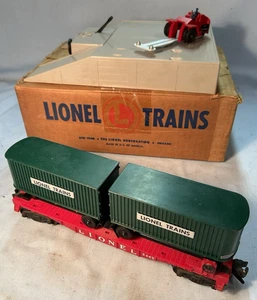 LIONEL TRAINS #460 OPERATING PIGGYBACK TRANSPORT SET 1955-57 SHARP EX/ORIG BOX!! - Picture 1 of 15