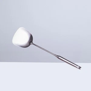 Spatola Wok in Acciaio Inox 304 Spatola per Friggere con Manico Ergonomico per - Foto 1 di 11