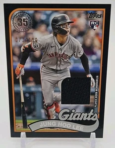 Actualización Topps 2024 Jung Hoo Lee 1989 35 aniversario reliquia negra RC 073/199 SP - Imagen 1 de 3