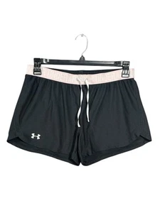 Under Armour Women’s Play Shorts Loose Coupe Black Heat Gear Large - Photo 1/4