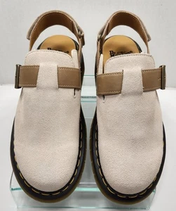 NEW Dr. Martens JORGE II Slingback Mules Clogs Parchment Beige Size Mens 12 - Picture 1 of 17