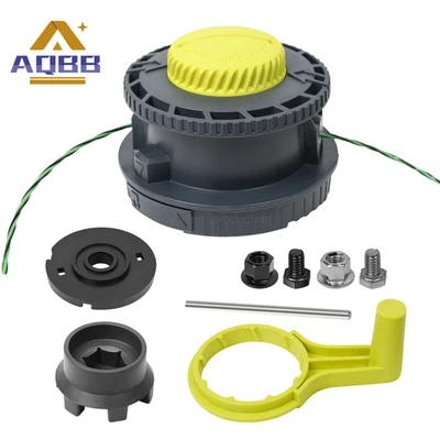AQBB 314608005 Fits For Ryobi Reel Easy+ Bump Feed Trimmer Head Straight Shaft