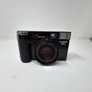 Canon AF35ML fotocamera pellicola fotocamera compatta testata con flash e autotimer - Foto 1 di 5
