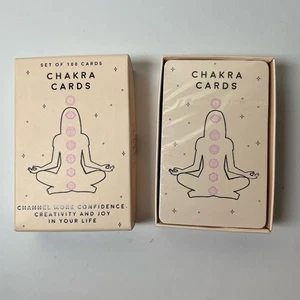 Geschenk Republik 100 Chakra Karten Set Brandneu Spirituelles Vertrauen Leben Freude - Bild 1 von 4