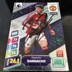MATCH ATTAX 2025 ALEJANDRO GARNACHO MANCHESTER UNITED SIGNED - Bild 1 von 1