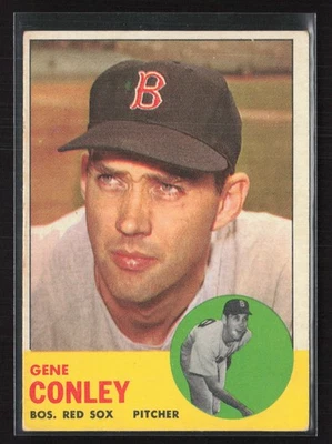 1963 Topps #216 Gene Conley - ¡Ex/Ex+ Set Break! Foto 1 de 2