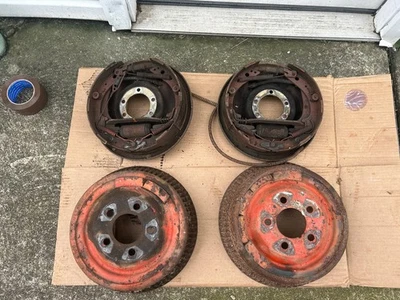 Dodge Charger Brake Drums Backing Plates  1965-74 B E Body  8 3/4" DANA  11" - Image 1 of 4