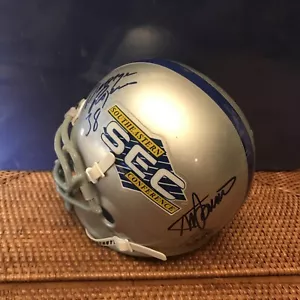 Steve Spurrier , Pat Sullivan & George Rogers signed SEC mini helmet - Picture 1 of 10