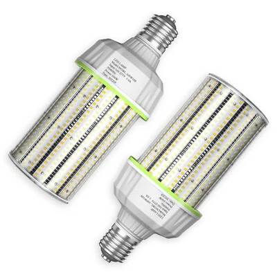 2PACK 100W LED Corn Light Bulb, 15000 Lumen 6000K 450W HID Replacement E39 Mogul - Image 1 of 4