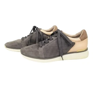 Zapatilla deportiva de cuero Louise et Cie Berlena talla 8,5 gris rubor gamuza con cordones moda - Imagen 1 de 12