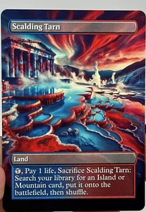 Tarjeta proxy Scalding Tarn con arte diseñado a medida - Imagen 1 de 2