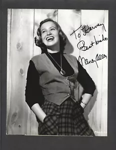 Nancy Olson - autógrafo firmado 7x9 fotograma - Sunset Boulevard - Imagen 1 de 2
