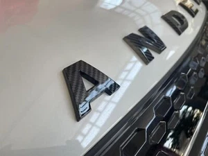 Para Mitsubishi Outlander Accesorios Capucha Emblema Letras Adhesivo Calcomanía Elevada - Imagen 1 de 9