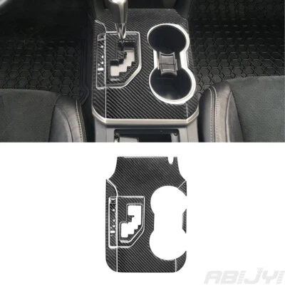 Cubierta de cambio de marchas tipo B para consola de fibra de carbono 10 piezas para Toyota Camry 2012-14 Foto 1 de 4