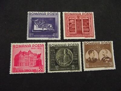 Rumania 1941 King Carol 1 Fondo de Dotación.  Juego MNH. Foto 1 de 2