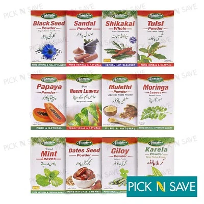 Ayurvedic Herbal Alamgeer Amla Neem Jamun Moringa Powder Hair Growth 100% Pure