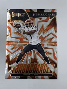 Ja'Marr Chase 2021 Panini Select Football #TUR-8 Rookie Turbocharged Insert (RC) - Picture 1 of 5