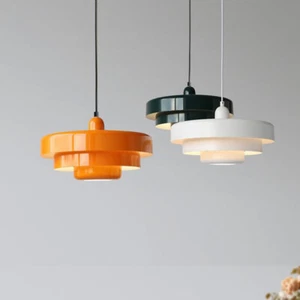 Modern Single Hanging Ceiling Light Semi Flush Mount Pendant Lighting Adjustable - Picture 1 of 12