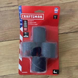 CRAFTSMAN 1-1/2x1-1/2 Drum Kit Asst Grt 1+3 Aluminum Oxide Multi-Grade Spindle S - Picture 1 of 2