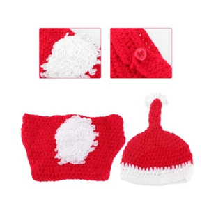 2pcs Stricken Baby Foto Outfits Warme Stricken Outfits Foto Prop Für Kleinkind - Bild 1 von 12