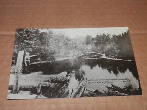 ITASCA PARK MINNESOTA - ERA 1910 FOTO REAL POSTAL INFANTIL RÍO MISSISSIPPI - Imagen 1 de 2