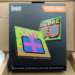 DIVOOM PIXOO-MAX DIGITALER RAHMEN MIT 9,6 ZOLL LED BILDSCHIRM PIXEL ART - Bild 1 von 4