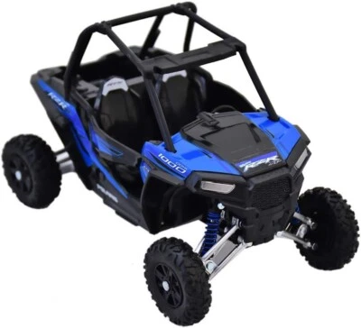 Polaris RZR XP 1000 Blue 1:18 Scale Model - New Ray 57593B - Image 1 of 2