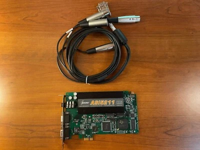 AudioScience ASI5211 Mic Preamp PCIe Card w/XLR Cable -Good!- ProSoundUniverse. - Image 1 of 2