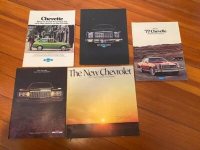 1970's Chevrolet Monte Carlo Original Dealer Sales Brochures Catalog showroom - Image 1 of 4