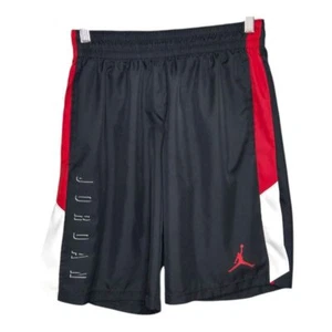 Jordan Dri-FIT Basketball Shorts Athletic Black Red White Boy's M - Picture 1 of 7