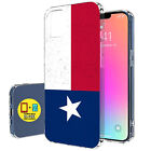 Slim Case For Apple Iphone 14, Texas State Flag Print, Glass Screen Incl, Us