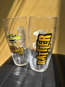 2x Rattler Cider Cornish Cloudy Cyder One Pint 20oz Beer Glass New RARE CE M10 - Picture 1 of 4