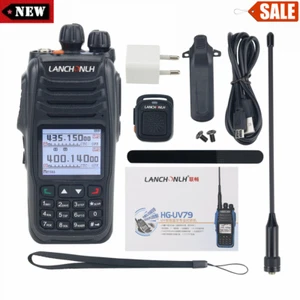 HG-UV79UV 10W Bluetooth Walkie Talkie VHF UHF Radio Transceiver Aviation Band - Zdjęcie 1 z 10