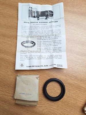 Vintage Asahi Pentax Reverse Adapter Ring M42 Original Box Excellent Condition  - Image 1 of 4