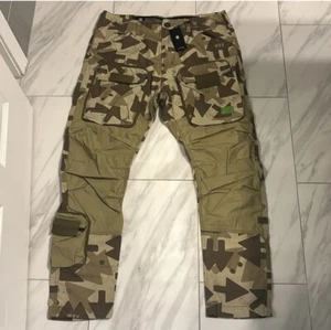 G-Star Raw Regular Tapered Cargo Pants Brown Tan $160 New - Picture 1 of 5