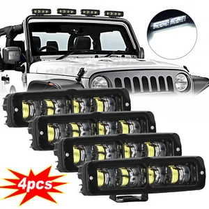 4X 6inch LED Work Light Bar Spot Pods Fog Lamp Offroad Driving Truck 4WD SUV ATV - Picture 1 of 8