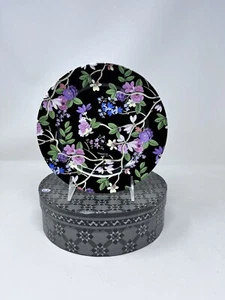 "Juego de 4 platos negros V&A Victoria & Albert Museum London Kilburn de 8"" nuevos en caja Inv#23" - Imagen 1 de 7