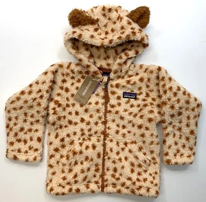 Toddlers' PATAGONIA Baby Furry Friends Fleece Hoody #61155 DEAR DEAR: TUBER TAN