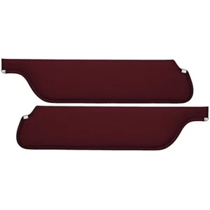 1964 - 1966 FORD MUSTANG SUN VISORS COUPE FASTBACK - DARK RED - Picture 1 of 2