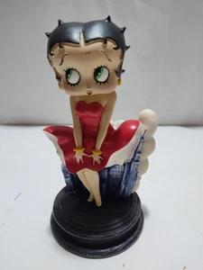 2007 Betty Boop Red Dress Marilyn Monroe New York City Skyline Figurine Croce Co - Picture 1 of 15