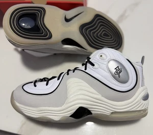 Nike Air Penny 2 Blanco Negro Vela Photon Dust FB7727-100 Para hombres Talla 12 - Imagen 1 de 5