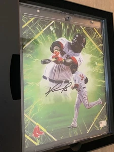 2025 Fanatics Under Wraps Emanate David Ortiz Green Auto /99 Boston Red Sox - Picture 1 of 6