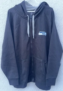 Chaqueta Antigua Seattle Seahawks Victory Cremallera Completa Negra 2X Nueva con Etiquetas Precio de venta sugerido por el fabricante 75 USD - Imagen 1 de 7