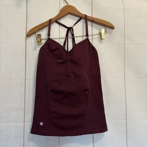 Athleta Allegro Support Tank Top Damen XS X-Small perforierter gepolsterter BH - Bild 1 von 7